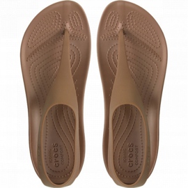 Crocs női szandál Serena Flip W barna 205468 860 2
