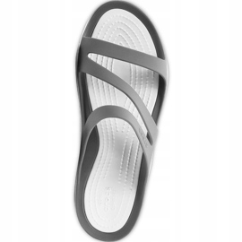 Crocs Női Papucs Swiftwater Sandal W Szürke-Fehér 203998 06X 2