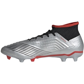 Futballcipő adidas Predator 19.2 Fg ezüst F35601 szürke szürke 1