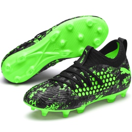 Puma Future 19.3 Netfit Fg Ag Jr 105551 03 futballcipő sokszínű fekete 1
