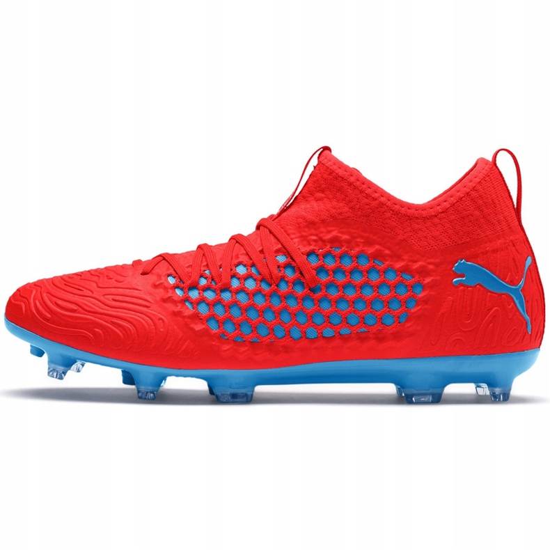 Futballcipő Puma Future 19.3 Netfit Fg Ag piros-kék 105539 01 1