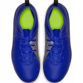 Nike Phantom Vsn Club Df Fg Mg Jr AO3288 400 futballcipő sokszínű kék 1