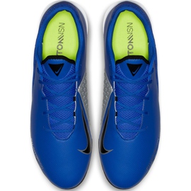 Nike Phantom Vsn Academy Ic AO3225 400 futballcipő sötétkék kék 1