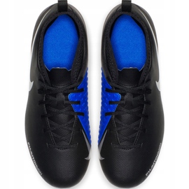 Nike Phantom Vsn Club Df Fg Mg Jr AO3288 004 futballcipő fekete fekete 1