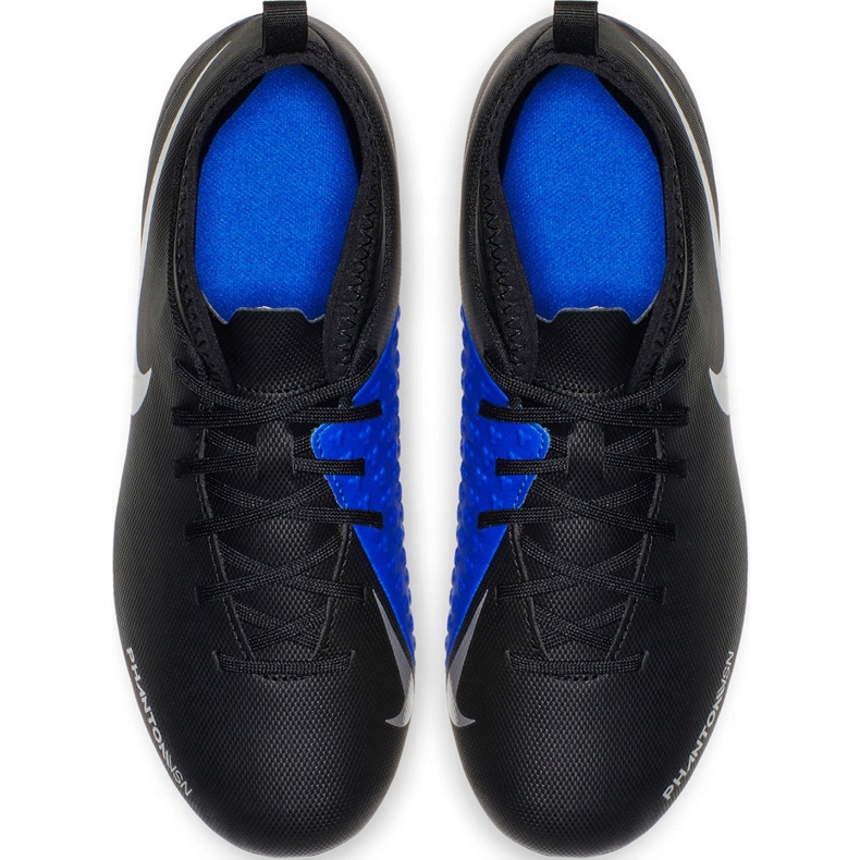 Nike Phantom Vsn Club Df Fg Mg Jr AO3288 004 futballcipő fekete fekete 1