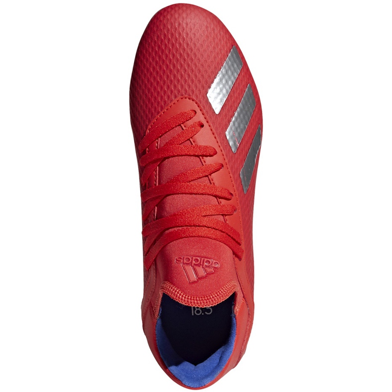 Adidas X 18.3 Fg Jr piros futballcipő BB9371 sokszínű 1