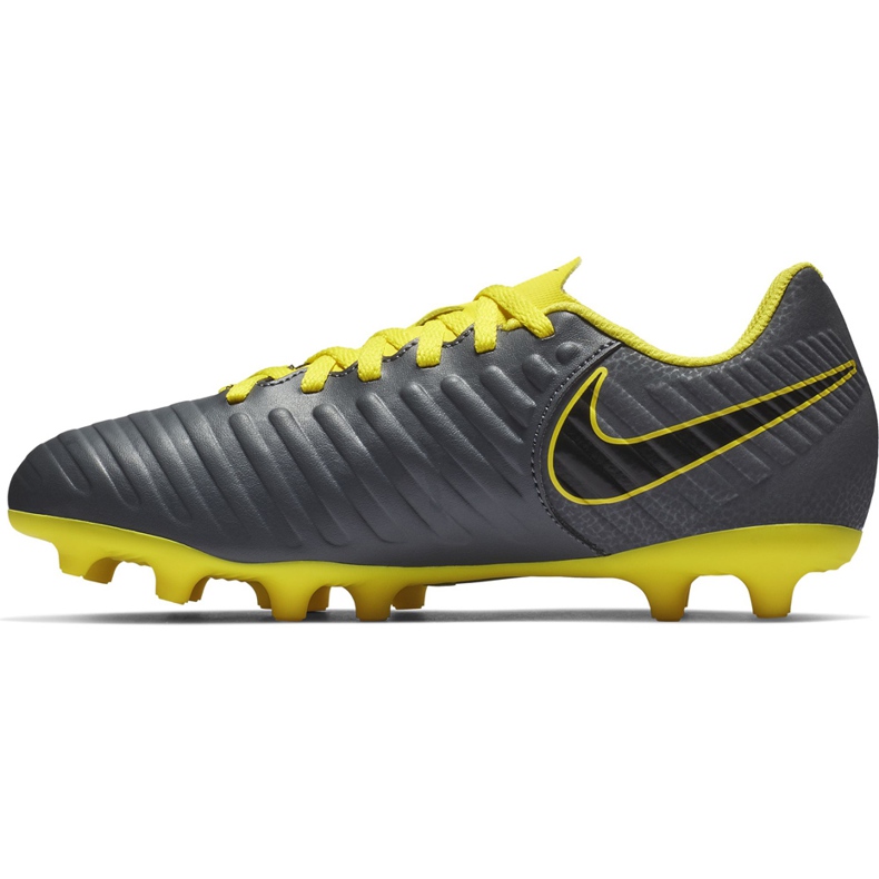 Nike Tiempo Legend 7 Club Mg Jr AO2300 070 futballcipő fekete szürke 1
