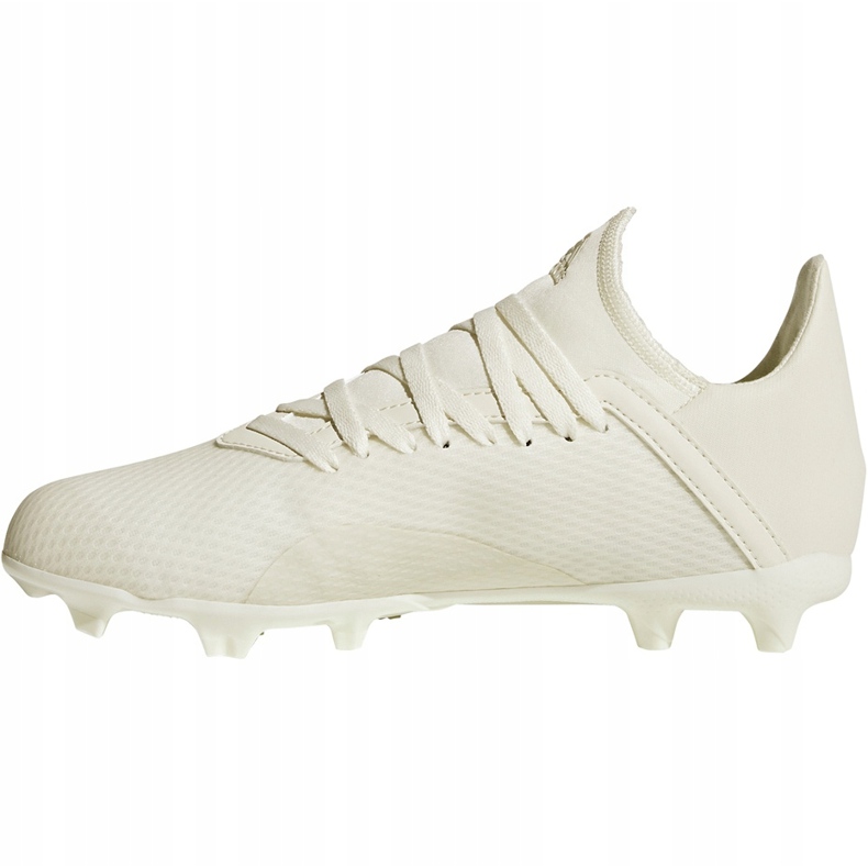 Adidas X 18.3 Fg Jr DB2417 futballcipő fehér, krém bézs 1