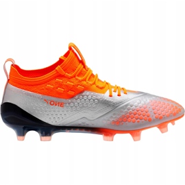 Puma One 1 Syn Fg Ag 104722 01 futballcipő narancssárga 1