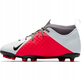 Nike Phantom Vsn Club Df Fg Mg Jr AO3288 060 futballcipő sokszínű fehér 1