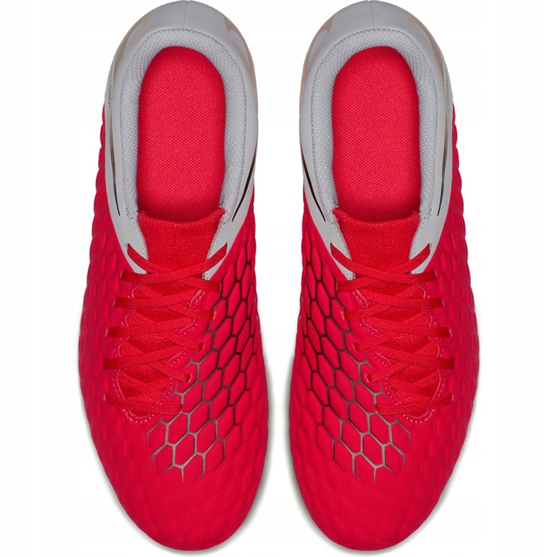 Nike Hypervenom Phantom 3 Club Fg Jr AJ4146 600 futballcipő sokszínű piros 1