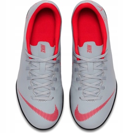 Nike Mercurial Vapor X 12 Club Tf Jr AH7355 060 futballcipő sokszínű szürke 1