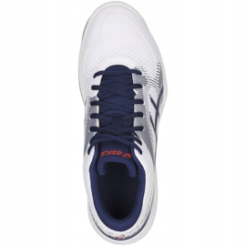 Asics Gel-Task Mt B703Y 100 férfi röplabda cipő fehér sötétkék fehér 1