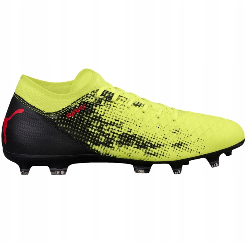 Puma Future 18.4 Fg Ag futballcipő sárga-fekete 104344 01 1
