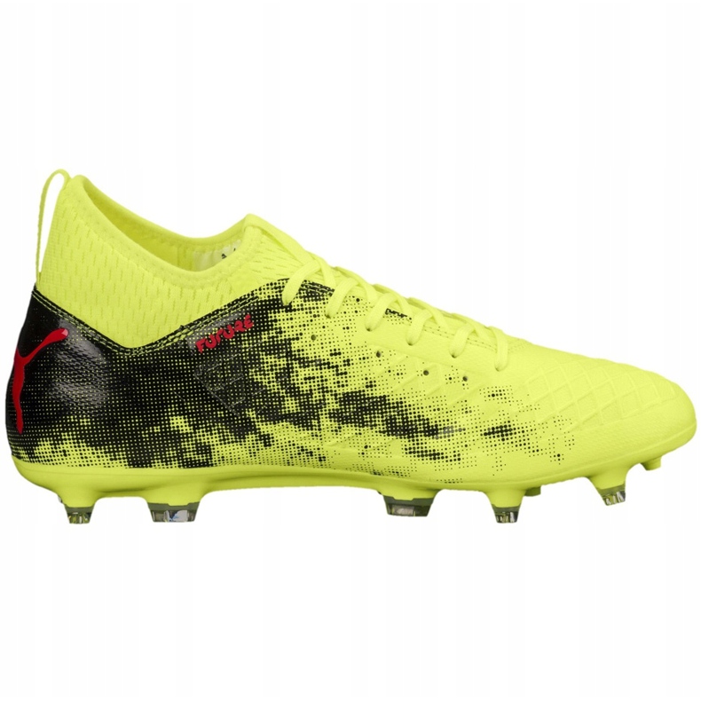 Puma Future 18.3 Fg Ag Fizzy futballcipő sárga-fekete 104328 01 zöld zöld 1