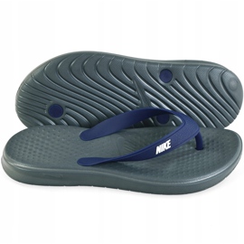 Nike Solay Thong 882690 001 férfi csúszda sötétkék szürke 2