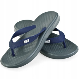 Nike Solay Thong 882690 001 férfi csúszda sötétkék szürke 1