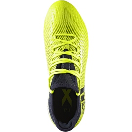 Adidas X 17.1 Fg Jr S82297 futballcipő sokszínű zöld 1