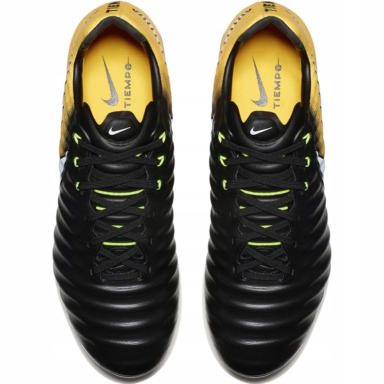 Nike Tiempo Ligera Iv Fg Jr 897725 008 futballcipő fekete 1