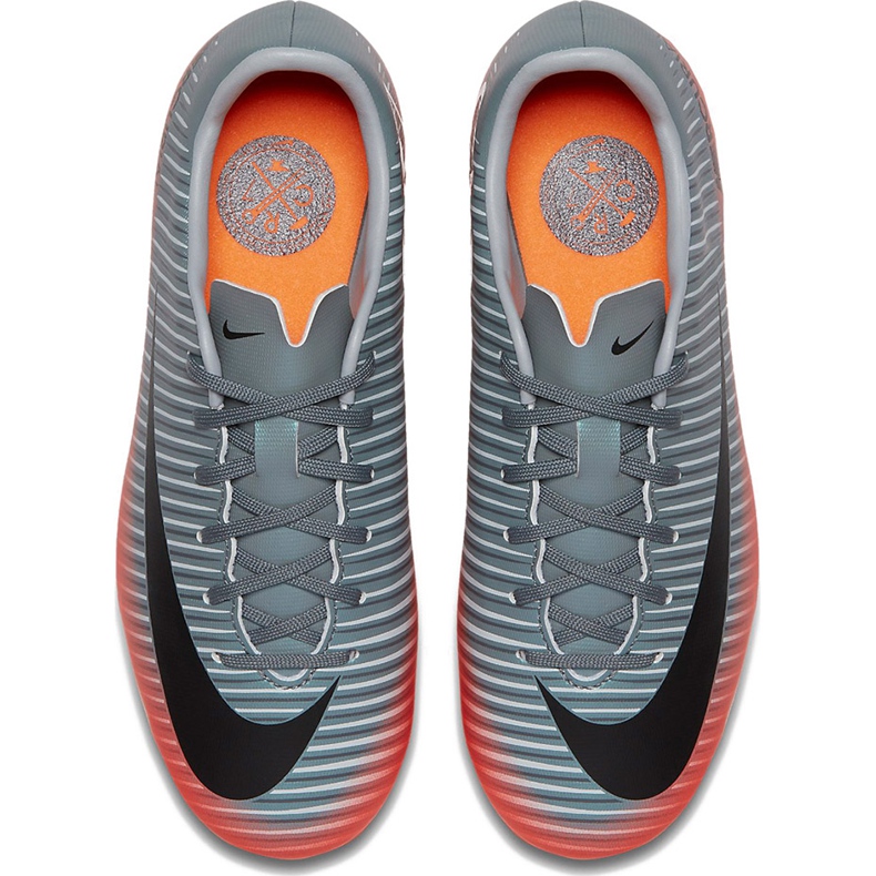Nike Mercurial Victory 6 CR7 Ag Pro Jr 878643 001 futballcipő szürke 1