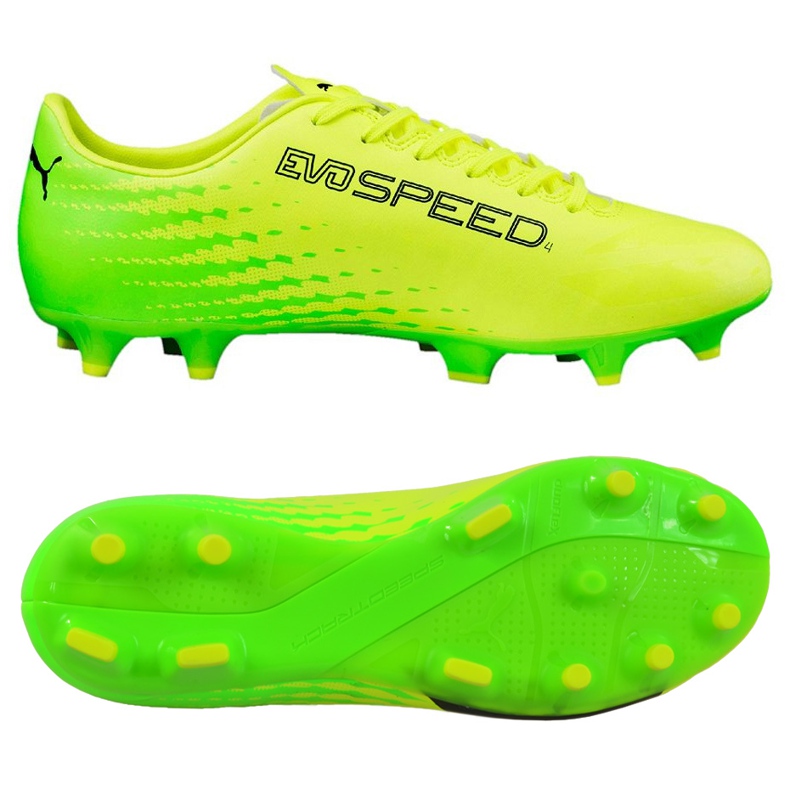 Futballcipő Puma Evo Speed ​​17.4 Fg sárga-zöld 104017 01 sokszínű 1