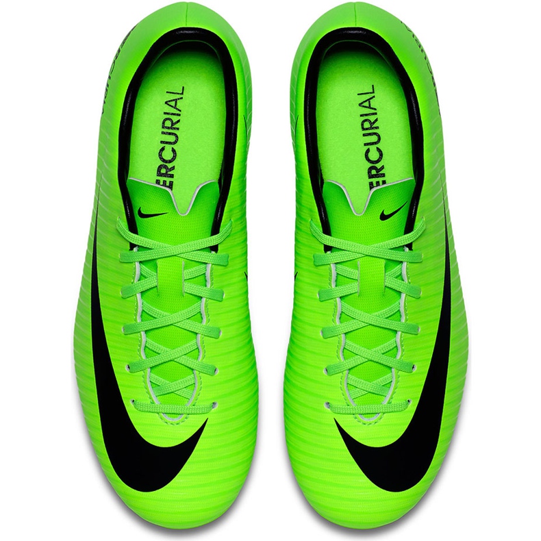 Nike Mercurial Victory Vi Fg Jr 831945 303 futballcipő zöld zöld 1