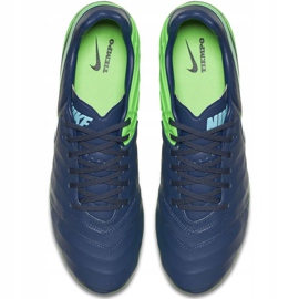 Nike Tiempo Legacy Ii Fg 819218 443 futballcipő sötétkék 1