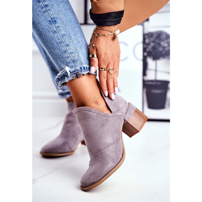 MSMG Női csizma egy magas sarkú cipőben szürke mini meliori 1 MSMG Női csizma egy magas sarkú cipőben szürke mini meliori 1