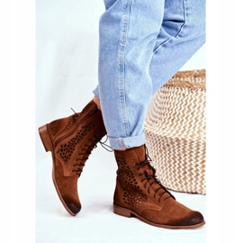 Nicole Női bőr teve Meridan csizma barna 1