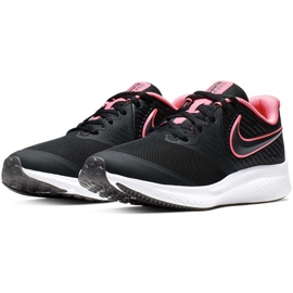 Nike Star Runner 2 Jr AQ3542 002 cipő fekete rózsaszín 2