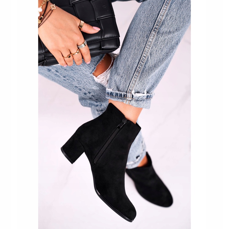 Női csizma Sergio Leone Black BT528 fekete 2