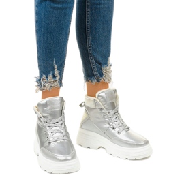 Heiden ezüst szigetelésű cipők 1