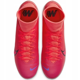 Nike Mercurial Superfly 7 Academy FG / MG AT7946 606 futballcipő sötétkék piros 1