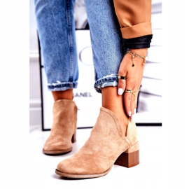 MSMG Női bokacsizma bézs színű Mini Meliori 1