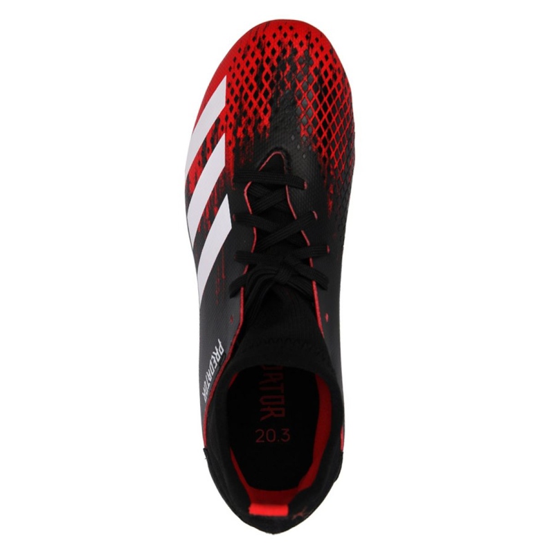 Adidas Predator 20.3 Fg Jr EF1930 futballcipő piros 3