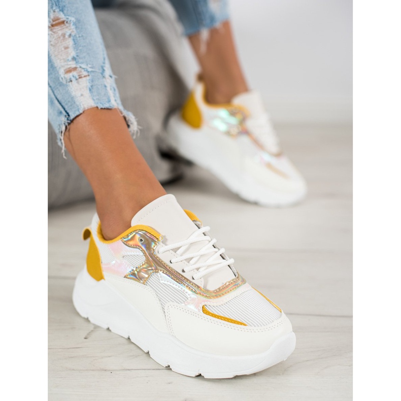 SHELOVET Divatos cipők fehér 1