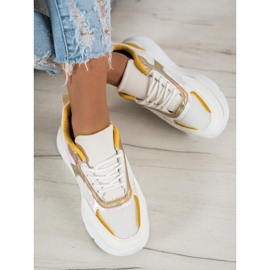 SHELOVET Divatos cipők fehér 2