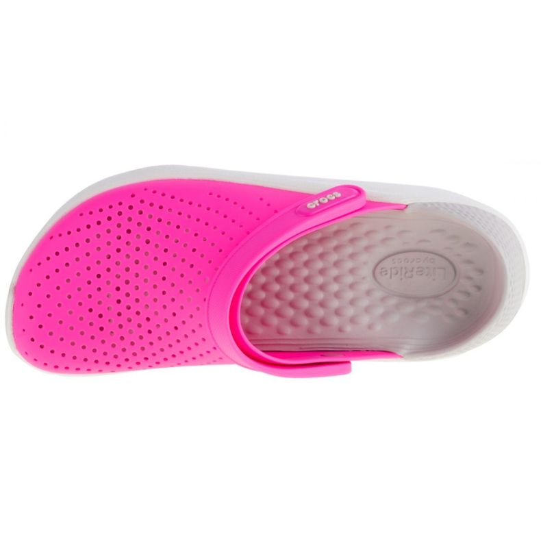Crocs LiteRide Clog 204592-6QV fekete rózsaszín 2