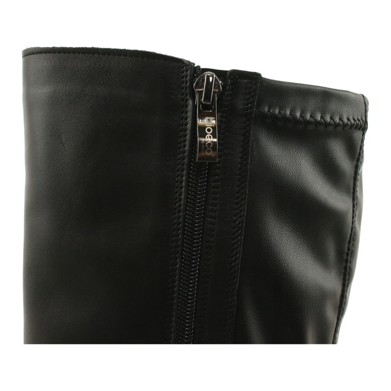 Arka Bőrcsizma az Arek 7322 oszlopon fekete 5