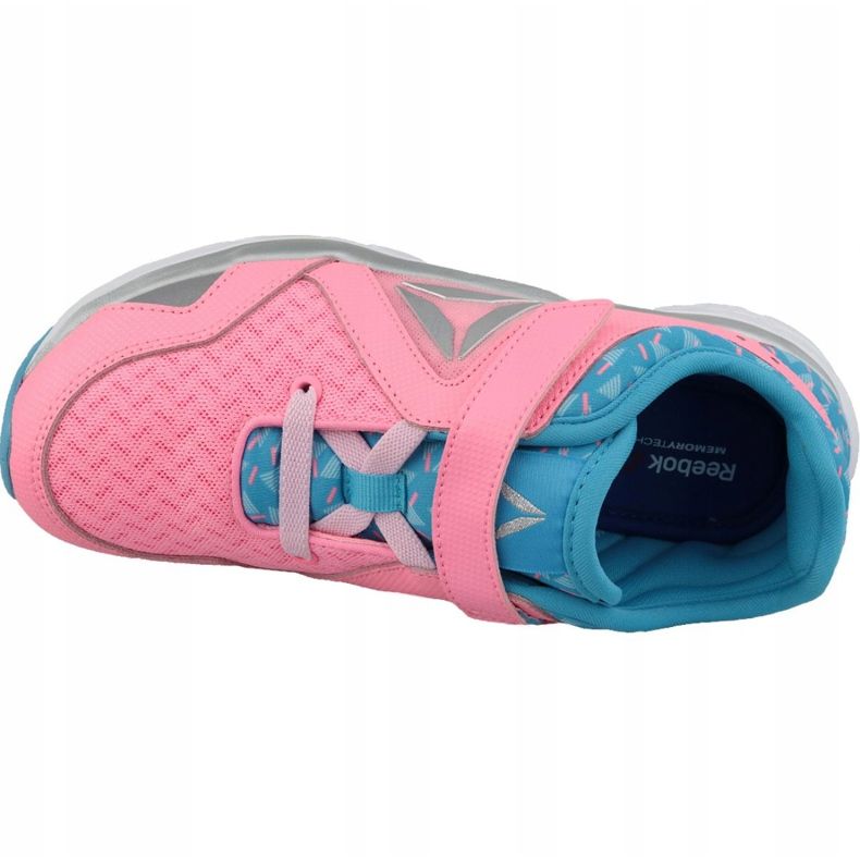 Reebok Fusion Runner Kids BD2320 cipő kék rózsaszín ezüst 2