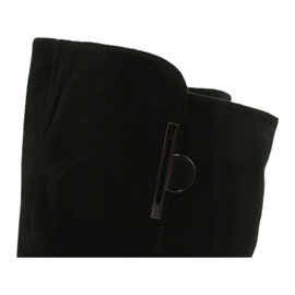 Fekete csizma Sergio leone KZ277 4