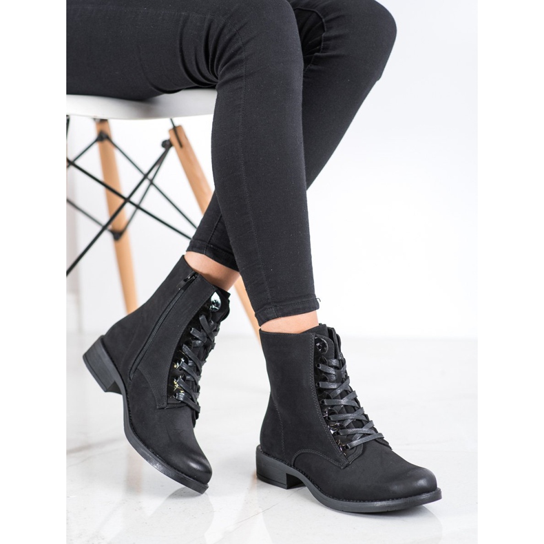 Sergio Leone Kényelmes női csizma fekete 1 Sergio Leone Kényelmes női csizma fekete 1