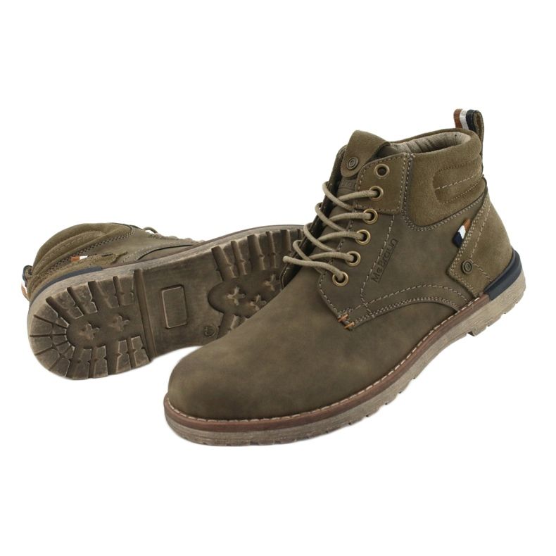 Férfi csizma olíva McBraun 20MN29-3131 khaki 4