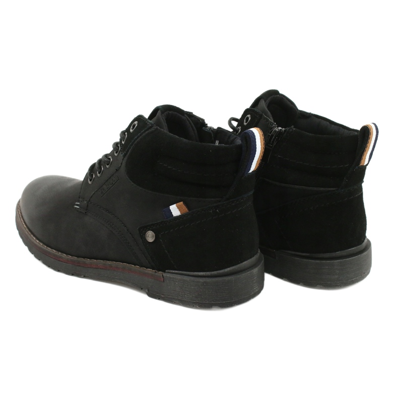 McBraun Az öko-férfiak fekete öko-tickó csizmája 20MN29-3131 3