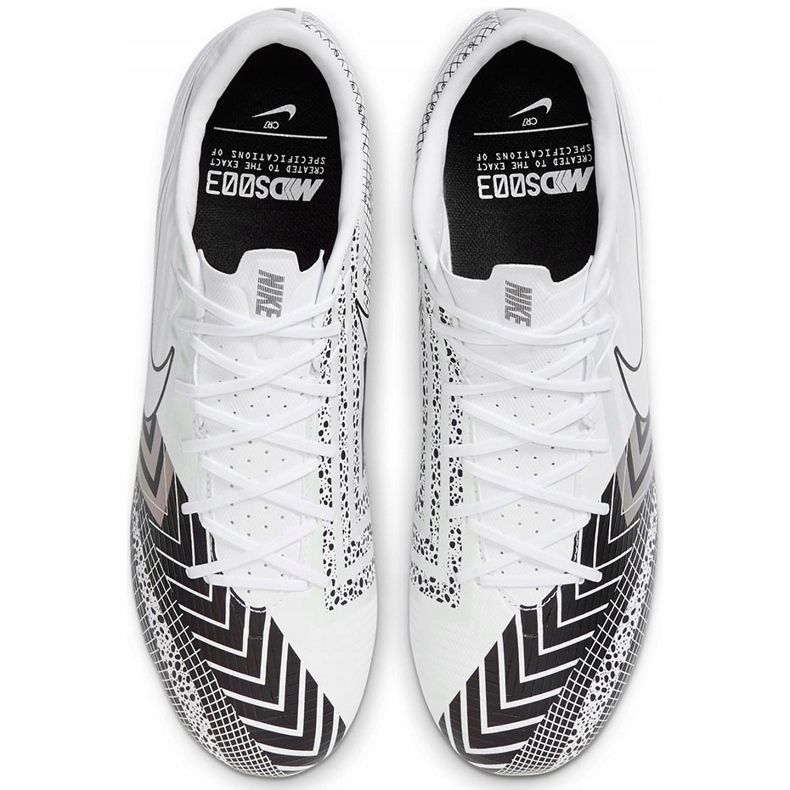 Nike Mercurial Vapor 13 Academy Mds FG / MG CJ1292 110 futballcipő fehér fehér 1