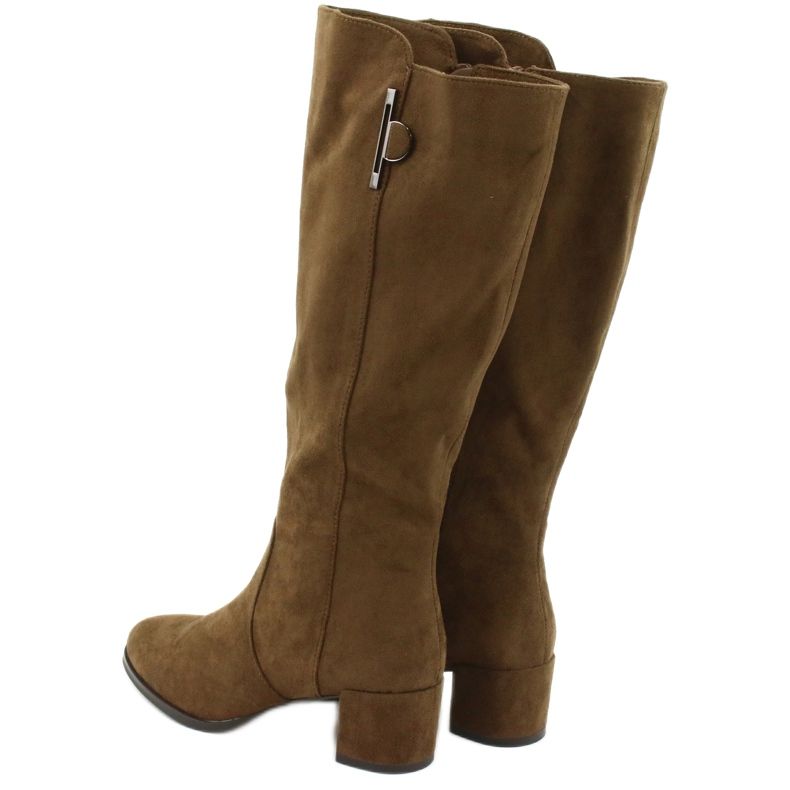 Suede Boots Olive Sergio Leone KZ277 barna 3