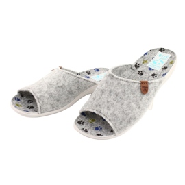 Filc papucs Adanex 25494 szürke 2