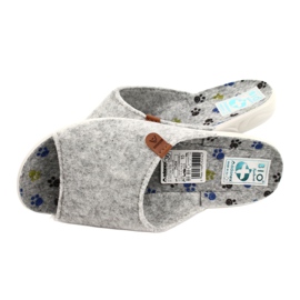 Filc papucs Adanex 25494 szürke 4 Filc papucs Adanex 25494 szürke 4