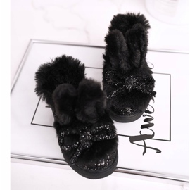 FRROCK Gyermek fekete Mumi meleg cipők 2