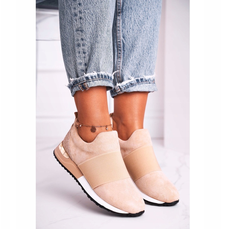 FB2 Női sportcipő Cipők Slip-on Beige Say Something bézs 1